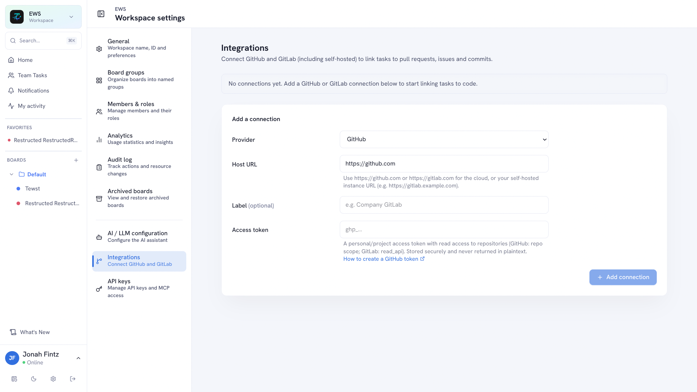 Integration Git — 2